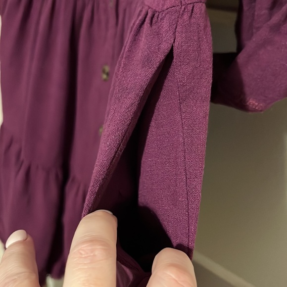 White Birch- Amazing Purple Multi-Tier Dress - Picture 7 of 10